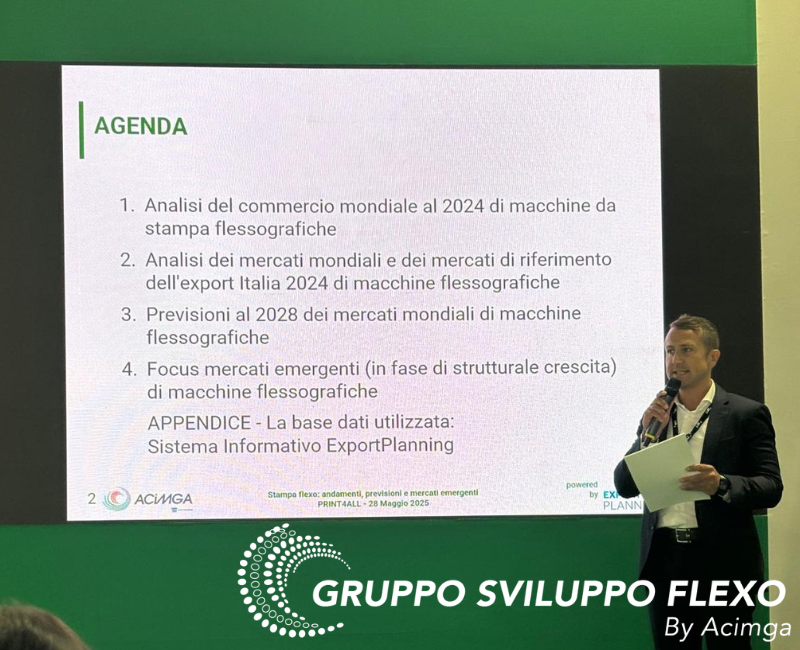 A PRINT4ALL L’INTERVENTO DEL GRUPPO SVILUPPO FLEXO DI ACIMGA