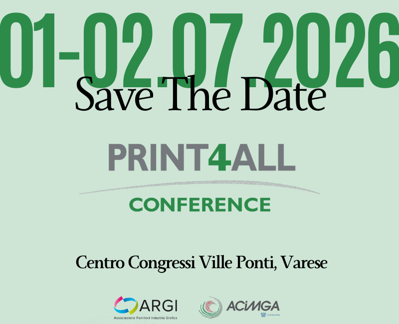 TORNA PRINT4ALL CONFERENCE: HUMANS PRINT THE WORLD E’ IL TEMA 2026