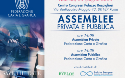 25 GIUGNO 2026 ASSEMBLEA PRIVATA E PUBBLICA FEDERAZIONE CARTA E GRAFICA